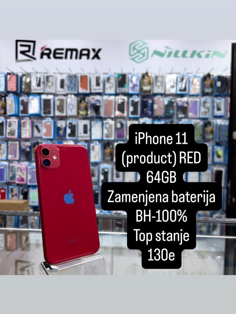 iPhone 11 64GB (product) RED – polovan telefon, JetSet Novi Beograd