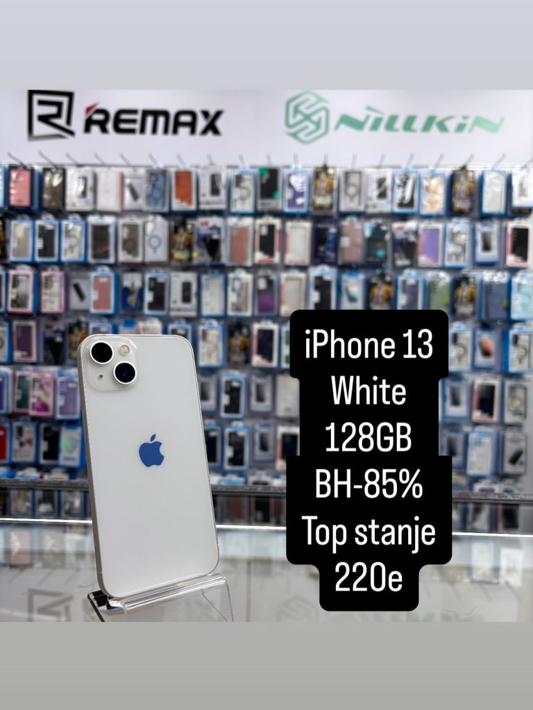 iPhone 13 128GB White – polovan telefon, JetSet Novi Beograd
