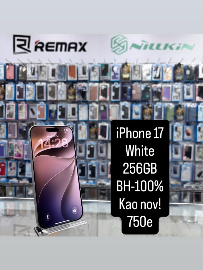 iPhone 17 256GB White – polovan telefon, JetSet Novi Beograd