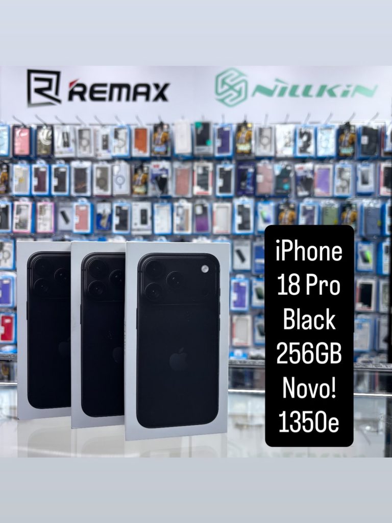 iPhone 18 Pro 256GB Black – nov telefon, JetSet Novi Beograd