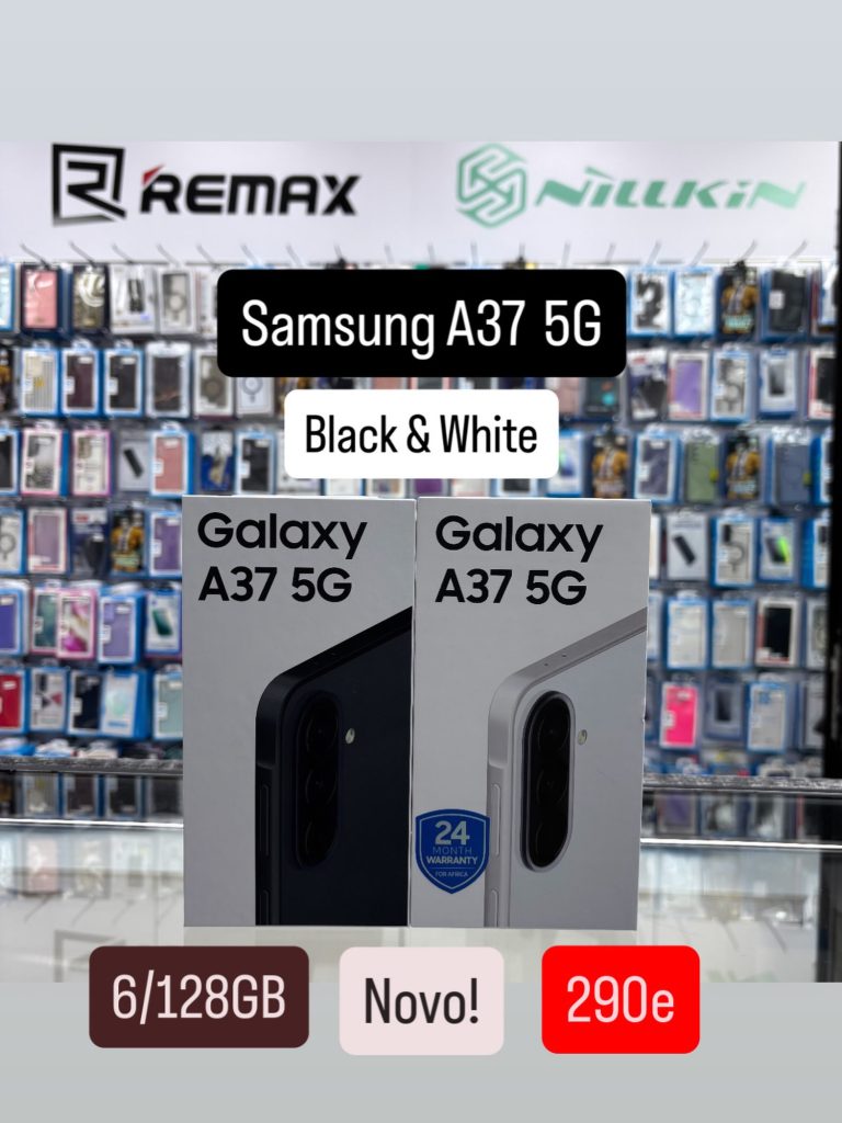 Samsung A37 5G 6/128GB Black & White – nov telefon, JetSet Novi Beograd